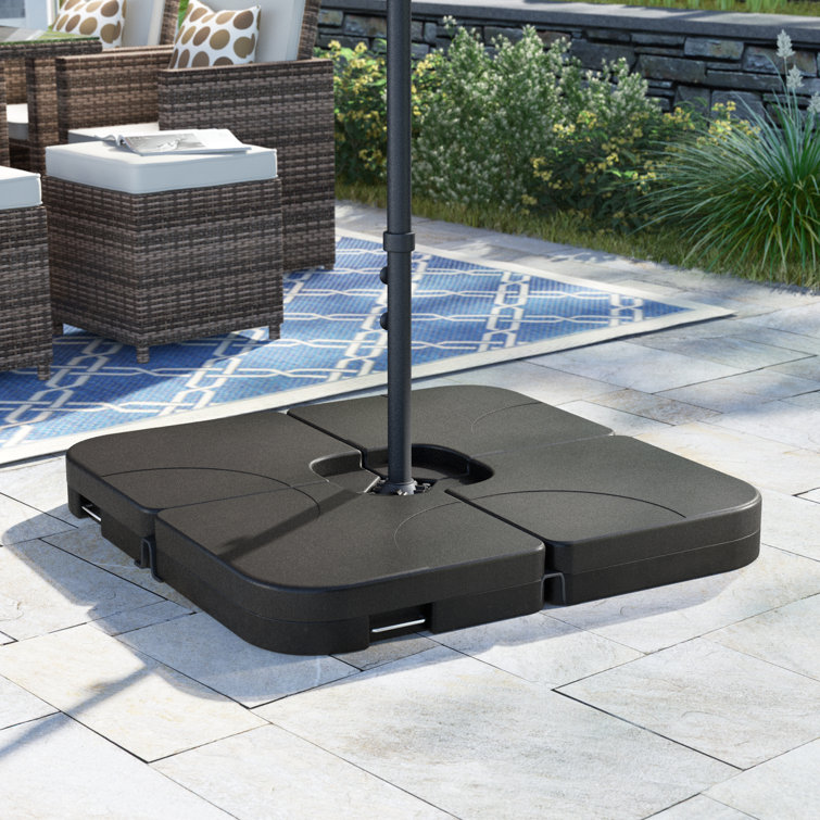 Arlmont & Co. Cambon Resin FreeStanding CrossArm Umbrella Base